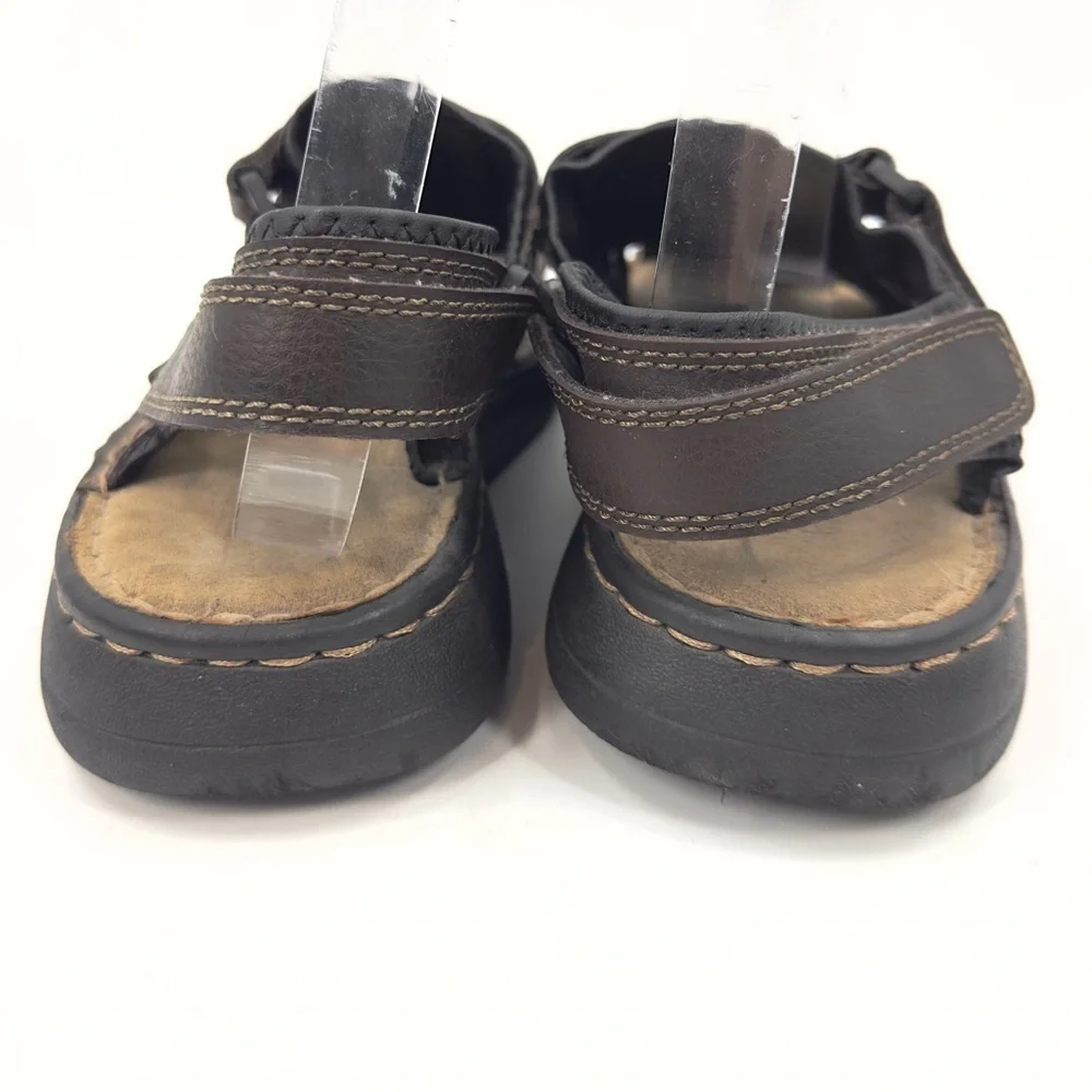 Vintage Faded Glory Y2K Chunky Fisherman Sandals Mens 9.5 Wide 90s Preppy